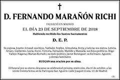 Fernando Marañón Richi
